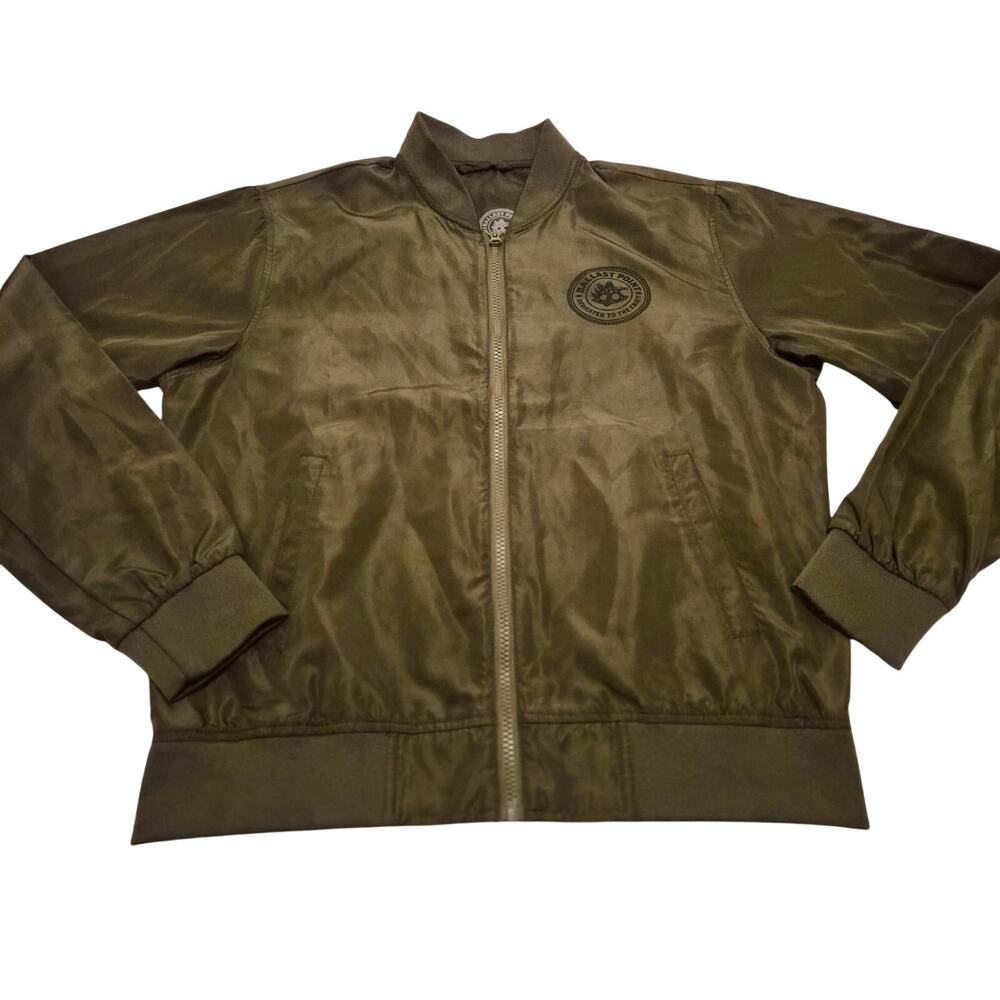 Ballast Point Brewing Co Bomber Jacket Green Independent Trading Company Small